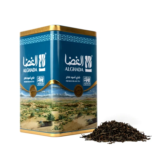 شاي الغضا الذهبي 250 غرام علبة معدنية – نكهة سيلانية فاخرة مثالية للبر والرحلات من شاي الغضا - شاي الغضا - Image 2