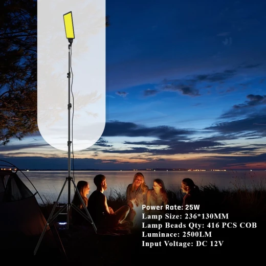 Toby’s BVT-01 Multifunction Outdoor Camping Light 2500LM with 2.6M Tripod & Remote Control - Tobys - Image 7