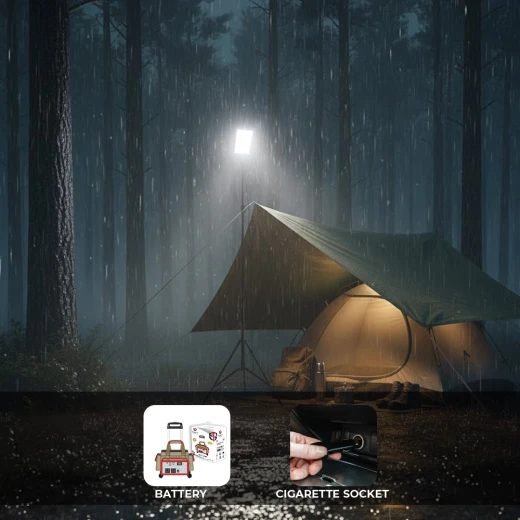 Toby’s BVT-01 Multifunction Outdoor Camping Light 2500LM with 2.6M Tripod & Remote Control - Tobys - Image 4