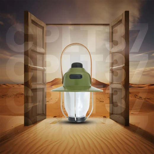 فانوس تخييم  – إضاءة محيطية متعددة، تحكم تدريجي بالسطوع، بطارية قابلة للشحن، مثالي للتخييم والطوارئ والاستخدام اليومي من توبي - توبي - Image 5