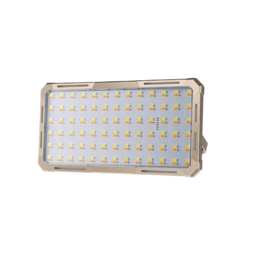 TOBY’S  Portable 150W LED Solar Work Light, 15000 Lumens – Solar & USB Rechargeable, IP66 Waterproof Flood Light