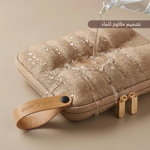 طقم فناجيل قهوة بالنقش العسيري 12 فنجان 15×19.3×7.3 سم – حماية قوية وتنقل سهل بتصميم عملي وأنيق من عتاد - عتاد - Image 3
