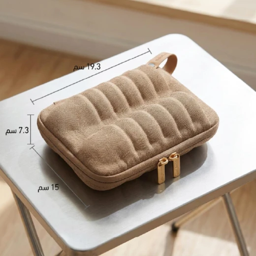 طقم فناجيل قهوة بالنقش العسيري 12 فنجان 15×19.3×7.3 سم – حماية قوية وتنقل سهل بتصميم عملي وأنيق من عتاد - عتاد - Image 4