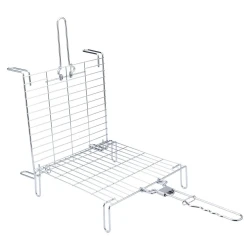 Atad Stainless Steel BBQ Grill Mesh 30×30 cm – Durable Single-Grid Design for Meat, Chicken & Vegetables