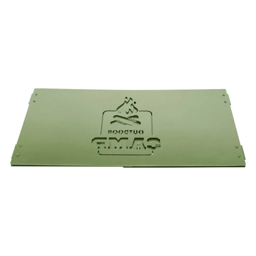 Atad Windproof Stove Shield 42×21.9×25 cm – Green – Portable, Durable & Improves Outdoor Cooking Efficiency - Atad - Image 2
