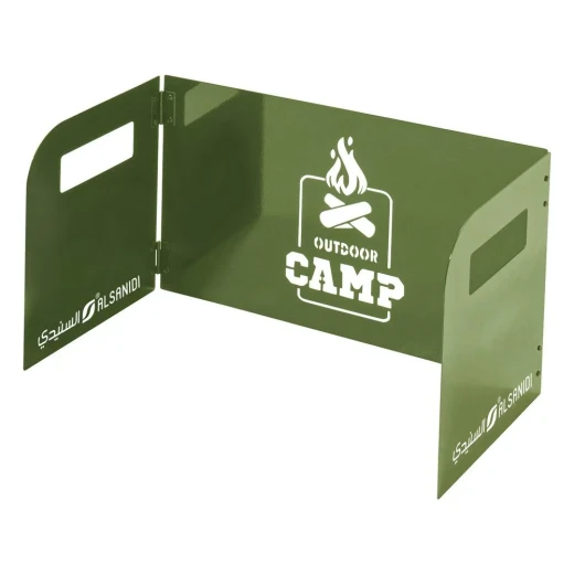 Atad Windproof Stove Shield 42×21.9×25 cm – Green – Portable, Durable & Improves Outdoor Cooking Efficiency Atad Windproof Stove Shield 42×21.9×25 cm – Green – Portable, Durable & Improves Outdoor Cooking Efficiency