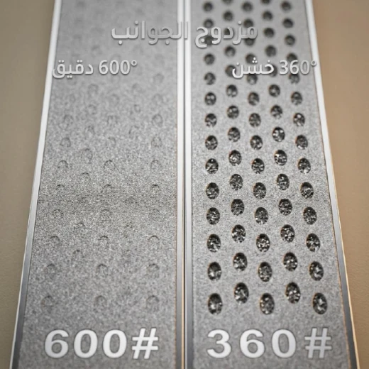مسن سكاكين كريستال يدوي قابل للطي – شحذ مزدوج باستخدام آمن ومريح للمنزل والرحلات من عتاد - عتاد - Image 5