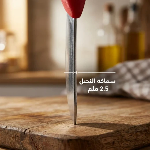 سكين جزار ستيل عالي الجودة 4 إنش  – نصل حاد لتقطيع دقيق مع مقبض مريح وآمن من عتاد - عتاد - Image 4