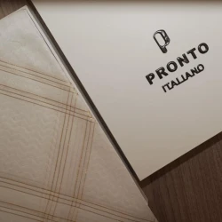 PRONTO Premium White Shemagh with Golden-Threaded Edges, Size 52 – Elegant Traditional Headscarf with Luxurious Detailing