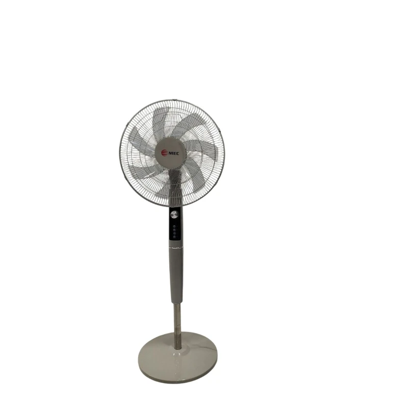 MEC 18-Inch Stand Fan, 7 Blades, 3-Speed 71×20mm Aluminum Motor, 2-Hour Timer, 70W Power – Efficient Cooling in Sleek Gray Finish with 1-Year Warranty - MEC