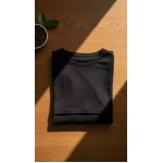 Fit Mama Breastfeeding Shirt - Black, Size XL, Soft, Stretchy, Discreet Nursing Access - Fit mama