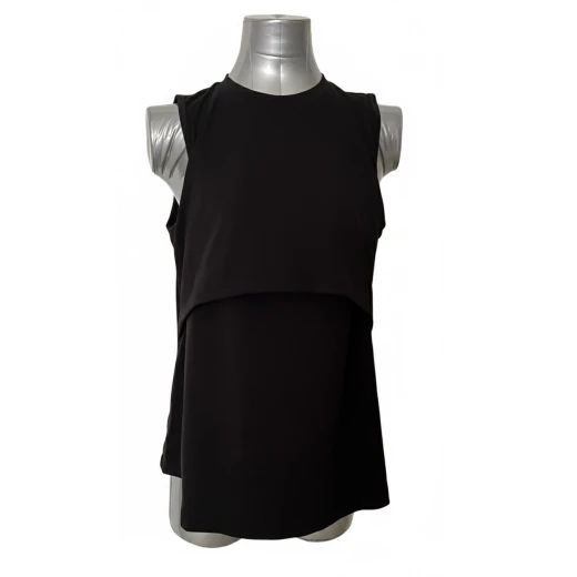 Fit Mama Breastfeeding Shirt - Black, Size Large, Soft, Stretchy, Discreet Nursing Acess Fit Mama Breastfeeding Shirt - Black, Size Large, Soft, Stretchy, Discreet Nursing Acess