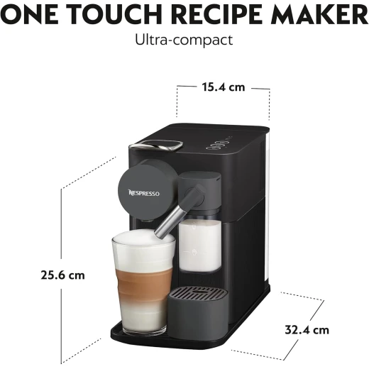 Nespresso Lattissima One Coffee Maker, Black | Includes Free Welcome Set of 7 Capsules  - Nespresso - Image 6