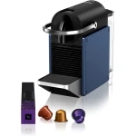 Nespresso Pixie C62 Coffee Machine, Blue | Includes Free Welcome Set of 7 Capsules  - Nespresso