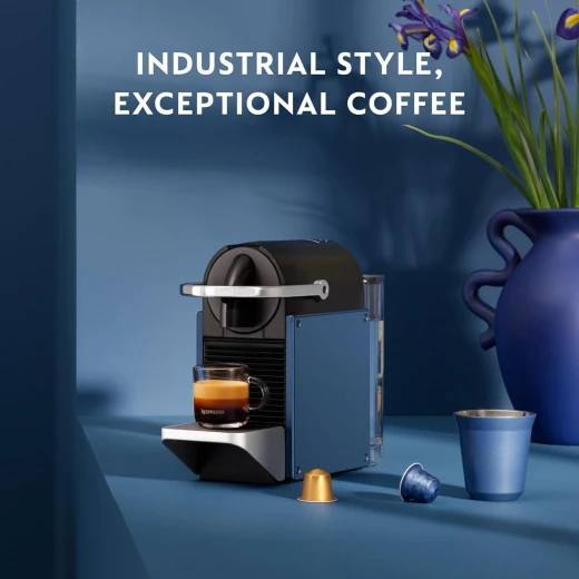 Nespresso Pixie C62 Coffee Machine, Blue | Includes Free Welcome Set of 7 Capsules  - Nespresso - Image 6