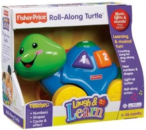 Fisher-Price Laugh & Learn Roll-Along Turtle Arabic Learning Toy - فيشر برايس - Image 2