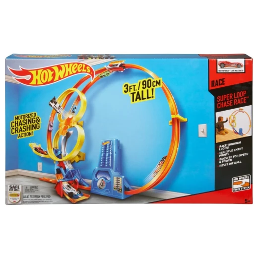 Hot Wheels Super Loop Chase Race Trackset - هوت ويلز - Image 2