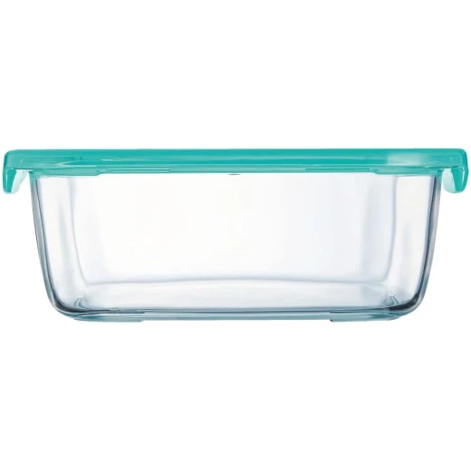 حافظة طعام زجاجية مربعة كيب إن لاجون 1.22 لتر, بحافة مسطحة، زجاج مقوى صديق للبيئة , آمنة للمايكروويف وغسالة الصحون من لومينارك - لومينارك - Image 3