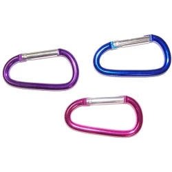 Inkology Carabiner Band Clips - Purple/Blue/Pink one piece