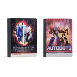 Inkology Transformers Composition Book – 100 Sheets, Cool School Supplies for Boys and Kids
