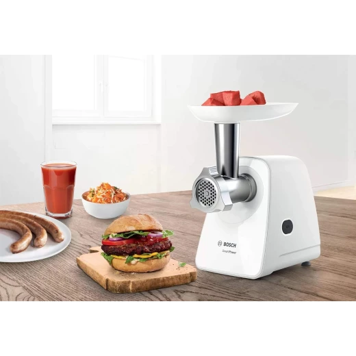 مفرمة اللحم Bosch MFW2515W بقوة 350 واط لون أبيض - بوش - Image 2