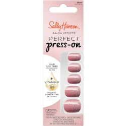 Sally Hansen Salon Effects Miss Bliss Press On Nails Kit: Chic & Easy Manicure for Instant Style & Perfect Nails