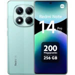 هاتف شاومي ريدمي نوت 14 برو 5G + 4G LTE – مفتوح لجميع الشبكات – شريحتين – أخضر كورال – 8GB رام / 256GB ذاكرة – شاشة 6.67 بوصة 120 هرتز – كاميرا 200 ميجابكسل AI – موديل 24090RA29G - شاومي