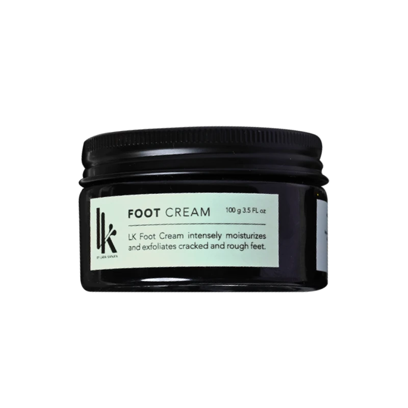 LK Foot Cream for Dry, Cracked Heels – Exfoliates & Deeply Moisturizes for Soft, Smooth, Healthy Feet 100 g - Lk