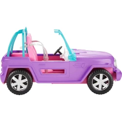 Mattel Barbie Off-Road Vehicle Purple with Pink Seats for Kids Ages 3-7