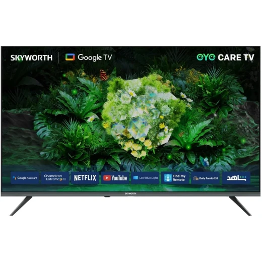تلفزيون سكاي وورث 75 بوصة 4K فائق الدقة ذكي جوجل، HDR10، 3 منافذ HDMI، 2 USB تلفزيون سكاي وورث 75 بوصة 4K فائق الدقة ذكي جوجل، HDR10، 3 منافذ HDMI، 2 USB
