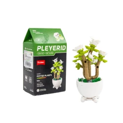 Sluban Potted Plants Building Blocks Set for Kids 82 Pieces Features Detailed Miniature Plant Designs and Encourages Creativity and Fine Motor Skills for Ages 6+