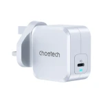 Choetech 45W GaN USB C Wall Charger Fast Charging Black Color Power Delivery 3.0 Compatible with iPhone 15/14/13/12/11 Pro Max, Samsung Galaxy S23/S22/S21, and More Devices PD8007 - Choetech