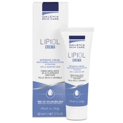 Galenia Lipiol Cream 50ml for Dry, Sensitive Skin, Hands, Feet, and Heels