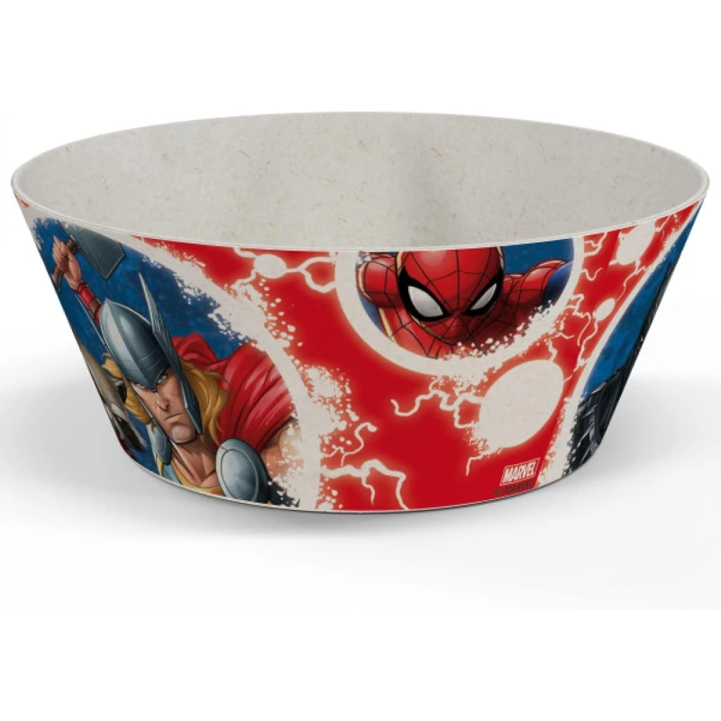 Zak Designs Marvel Universe 6 Inch Melamine Bowl, Multicolored, Dishwasher Safe, 16 Ounce - Zak Designs