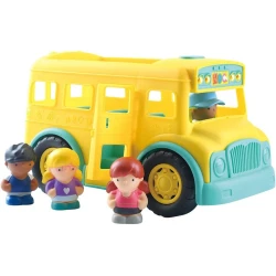 لعبة حافلة مدرسية من PlayGo مع شخصيات، لعبة موسيقية إلكترونية للأطفال الصغار