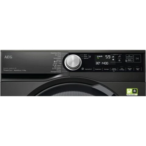 غسالة ملابس إيه إي جي LF8504G6Q بسعة 11 كجم لون أسود مطفي بتقنية ProSteam - ا اي جي - Image 2
