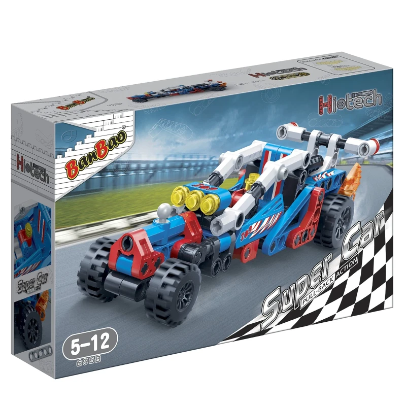 مجموعة مكعبات بناء ألعاب بانباو 718 قطعة للأطفال هدية تعليمية متوافقة مع العلامات التجارية الكبرى للأعمار 6+ - بانباو