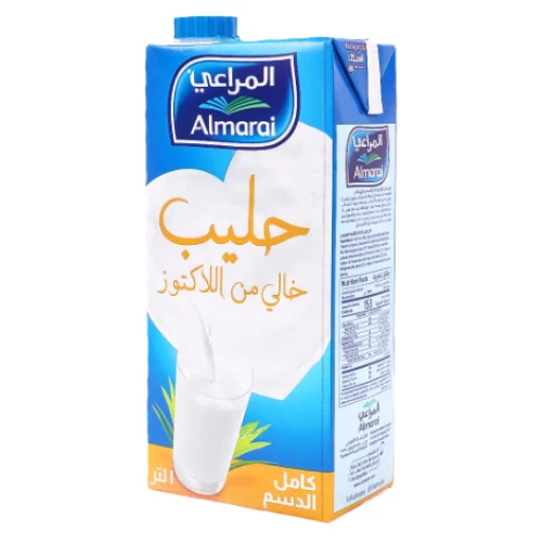 حليب المراعي طويل الأجل خالي من اللاكتوز 1 لتر، منتج ألبان، خيار صحي حليب المراعي طويل الأجل خالي من اللاكتوز 1 لتر، منتج ألبان، خيار صحي