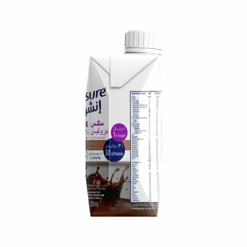 Ensure Max Protein Chocolate Shake 30g Protein, 330ml, Nutritional Drink - Ensure - Image 3