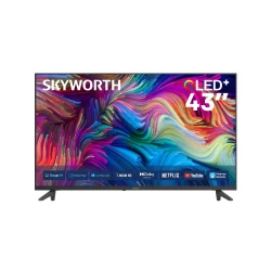 Skyworth 43 Inch QLED Smart TV 43Q5600H 2K Resolution Google TV, Quantum Dot technology with HDR10 support, vivid colors and sharp contrast, smart streaming apps, sleek bezel-less design and smooth viewing experience
