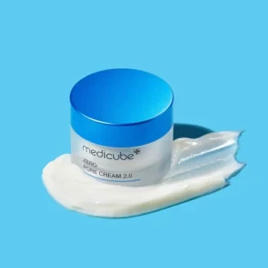 Medicube Zero Pore Cream 2.0 50ml pore minimizing moisturizer, lightweight formula helps reduce pore appearance and refine skin texture, controls oil and hydrates, suitable for oily and combination skin daily skincare use - Medicube - Image 4