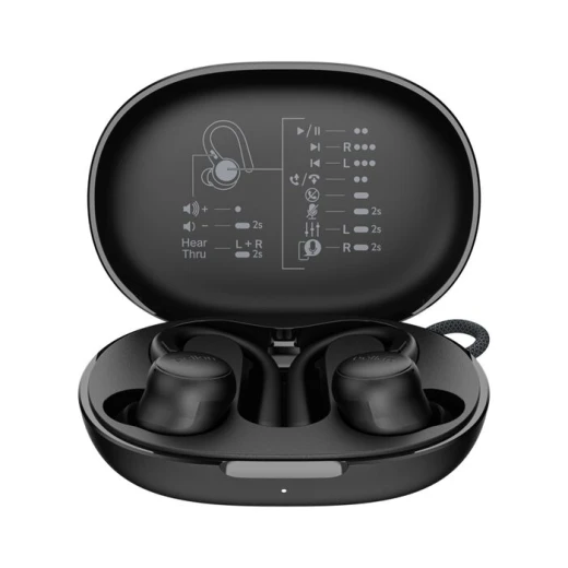 سماعات أذن لاسلكية حقيقية Belkin SoundForm ActiveFit، أسود، 36 ساعة تشغيل سماعات أذن لاسلكية حقيقية Belkin SoundForm ActiveFit، أسود، 36 ساعة تشغيل