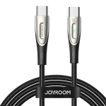 كيبل شحن جوي روم ستار لايت SA27 CC5 USB C إلى USB C بقوة 100 واط بطول 1.2 متر أسود - جوي روم