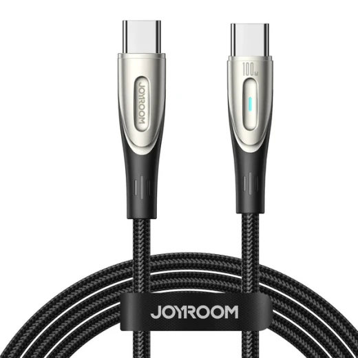 كيبل شحن جوي روم ستار لايت SA27 CC5 USB C إلى USB C بقوة 100 واط بطول 1.2 متر أسود - جوي روم - Image 2