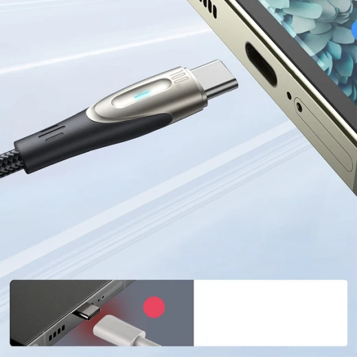 كيبل شحن جوي روم ستار لايت SA27 CC5 USB C إلى USB C بقوة 100 واط بطول 1.2 متر أسود - جوي روم - Image 7