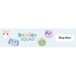 Skip Hop Besties Squad Snack Cup Elephant Green Blue BPA-Free Easy-Grip Handle for Ages 12 Months Plus 7.5 oz Capacity - Skip Hop