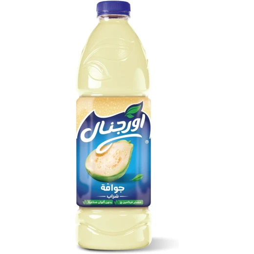 مشروب جوافة اورجينال 1.4 لتر بطعم الجوافة المنعش واللذيذ مناسب للتقديم مع الوجبات والمناسبات