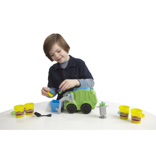 Playdoh Diggin Rigs Trash Tossin Rowdy Garbage Truck - بلاي دوه - Image 2