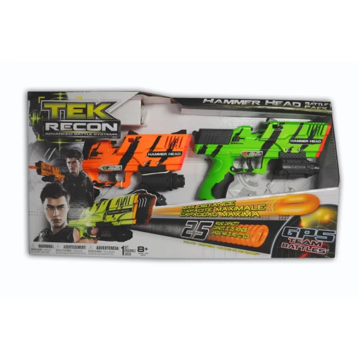 Tek Recon Hammer Head Battel Pack - 2 blasters, 2 targets and flag included - Image 2