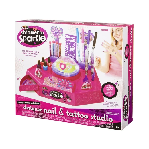 Cra-Z-Art Shimmer and Sparkle Designer Nails/ Body Art Studio - Image 4